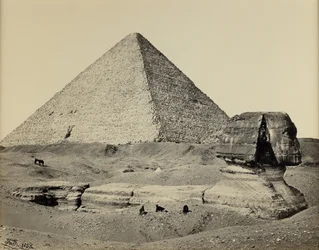 Die Große Pyramide und die Große Sphinx, Ägypten